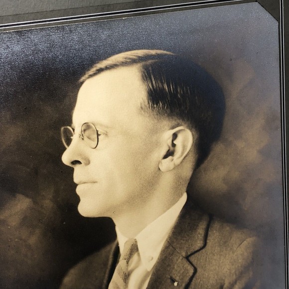 Antique 1940's 11x9  Black &‎ White Photograph Picture Cardboard MKD Patterson - Picture 5 of 12